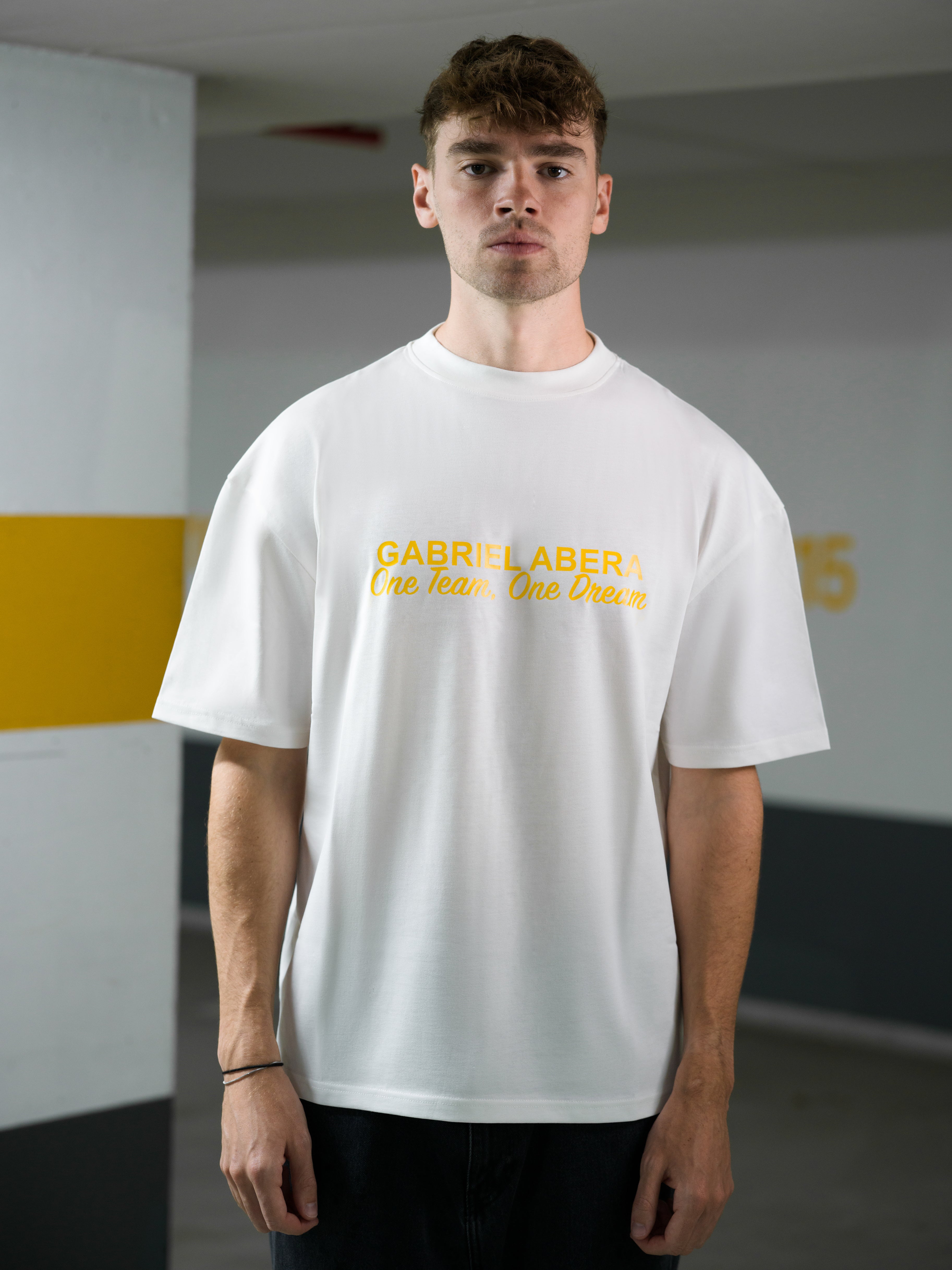 ONE TEAM, ONE DREAM T-SHIRT - CREAM WHITE