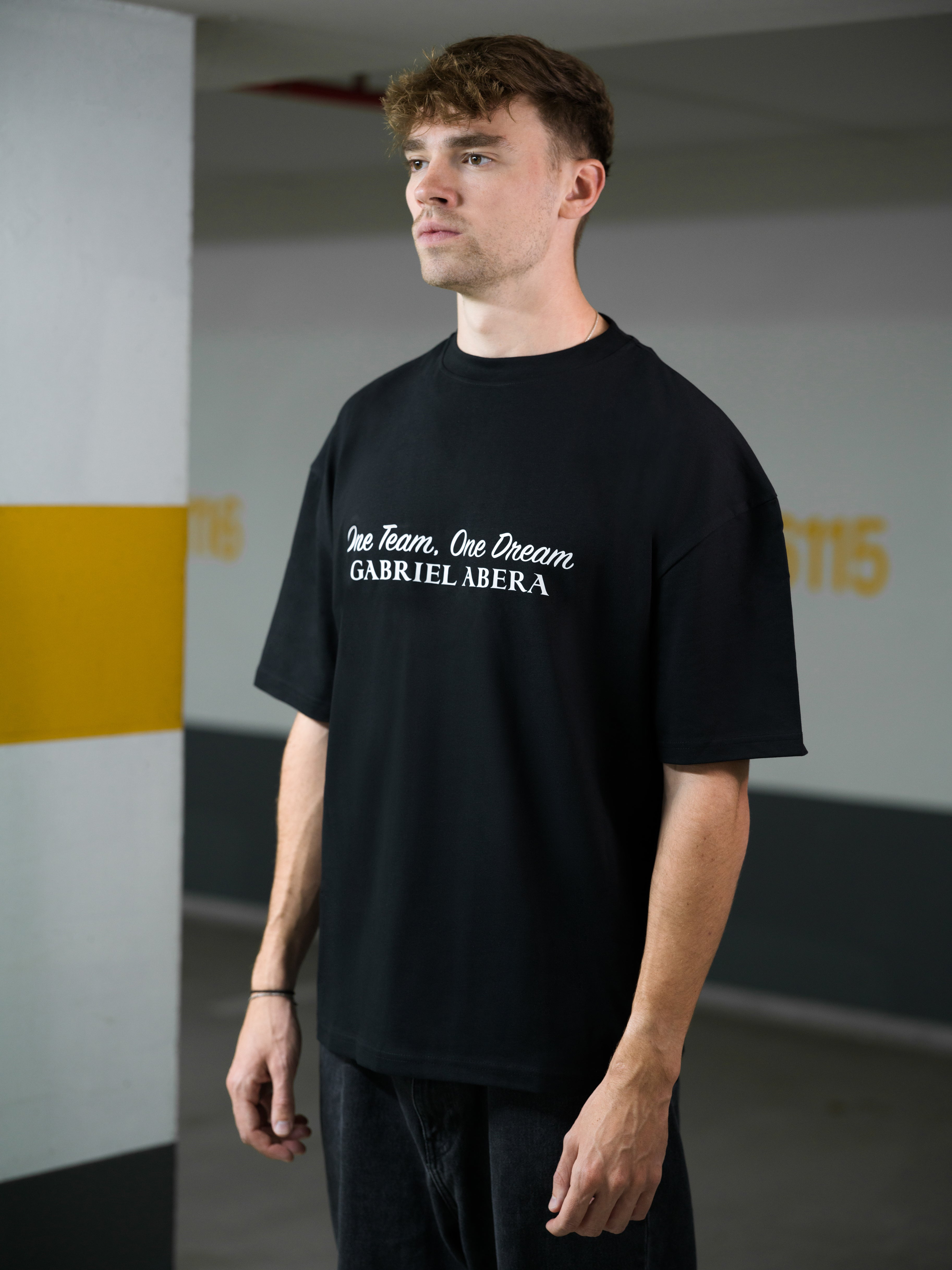 ONE TEAM, ONE DREAM T-SHIRT - BLACK