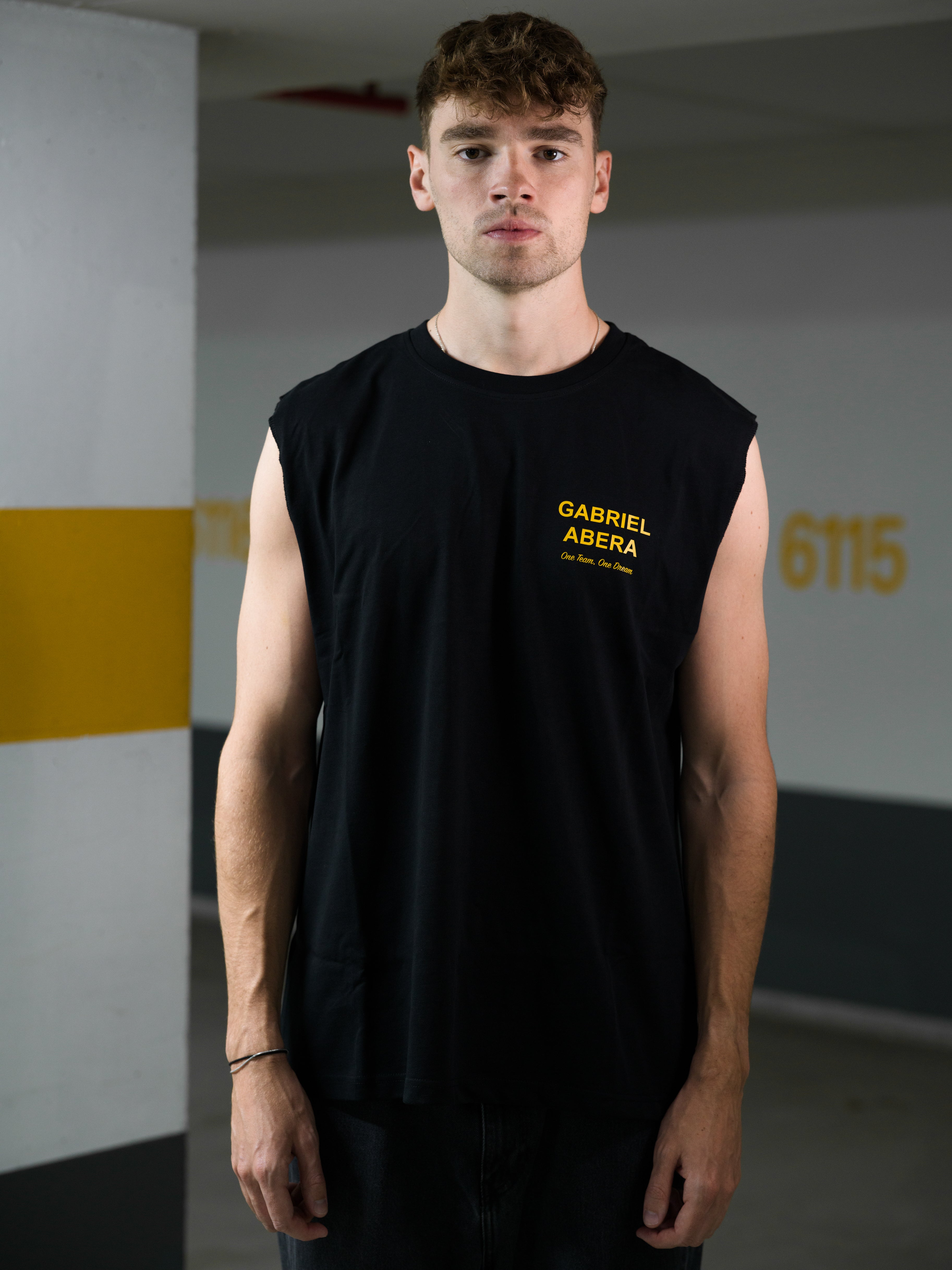 ONE TEAM, ONE DREAM TANK TOP - BLACK