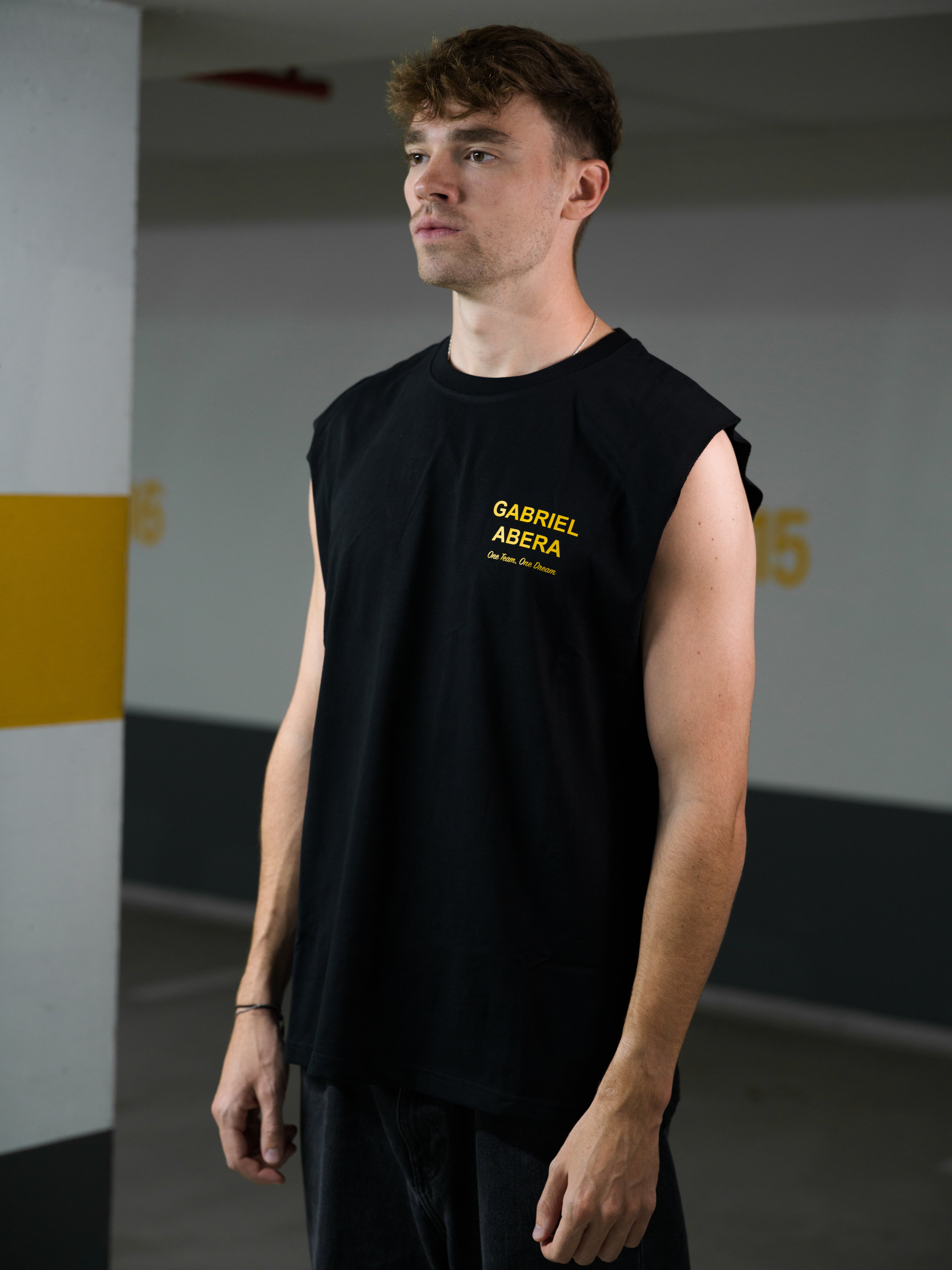 ONE TEAM, ONE DREAM TANK TOP - BLACK