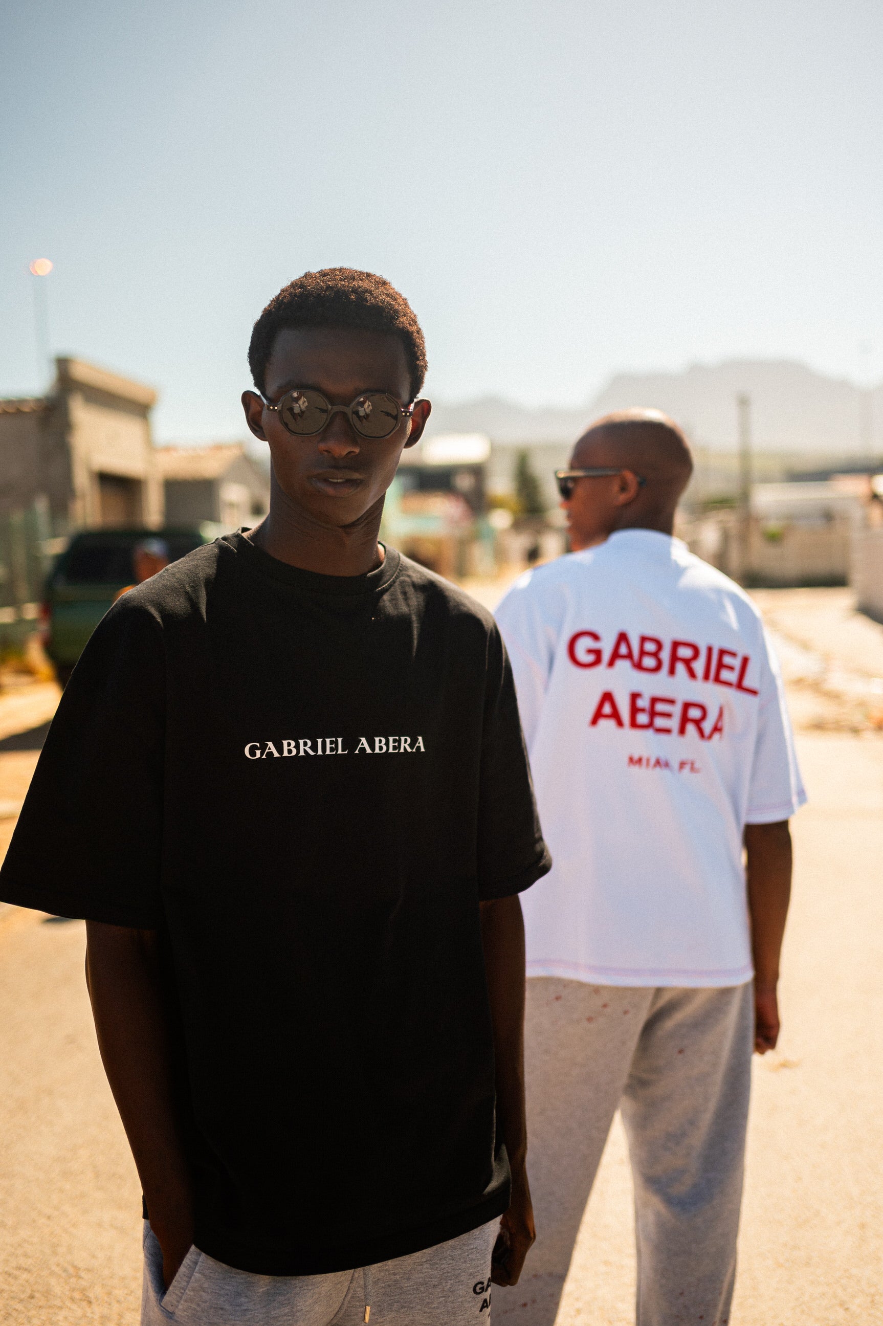 BASIC GA T-SHIRT - BLACK/WHITE