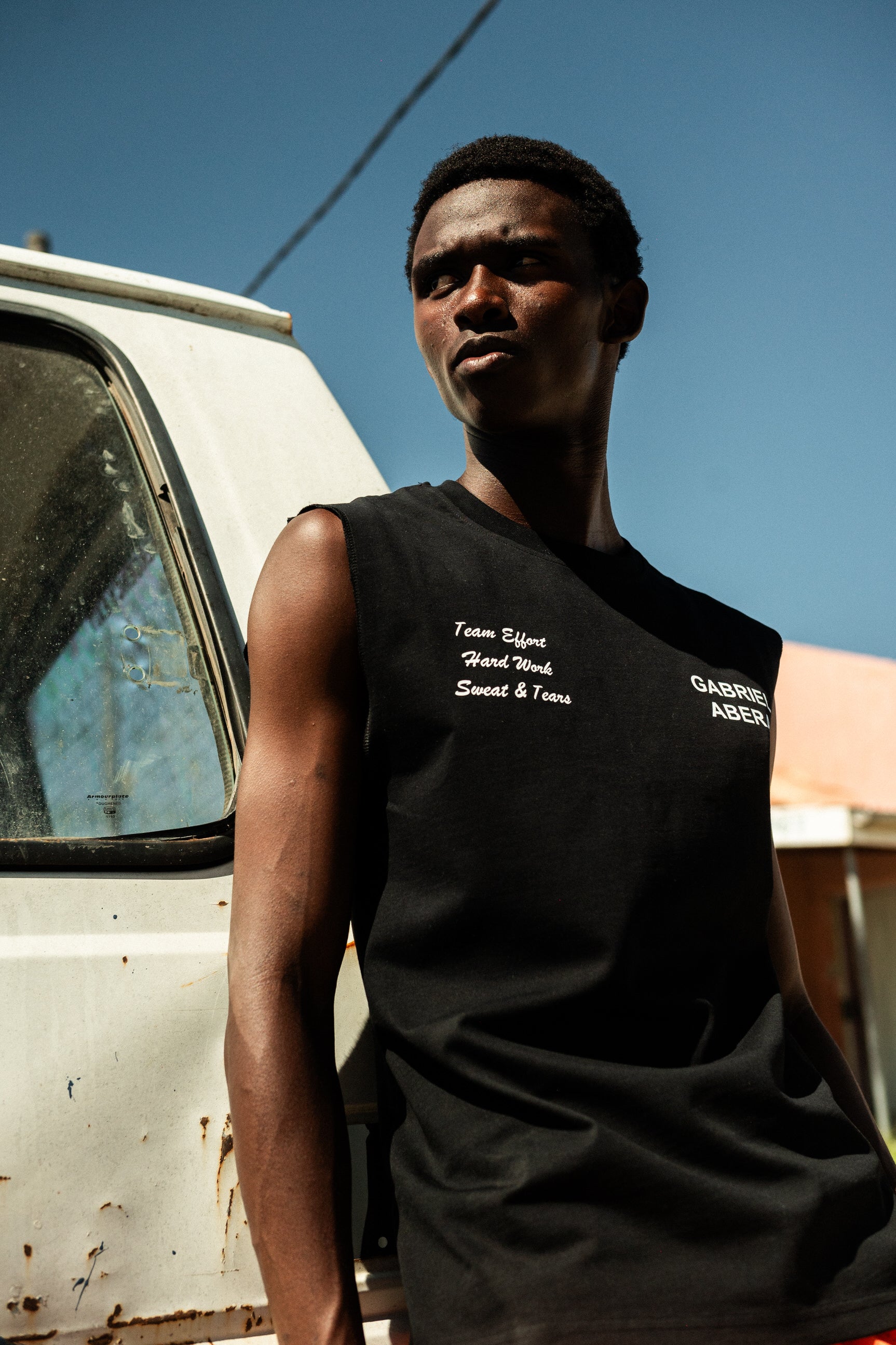 UNITY AND STRIVE TANK TOP - BLACK