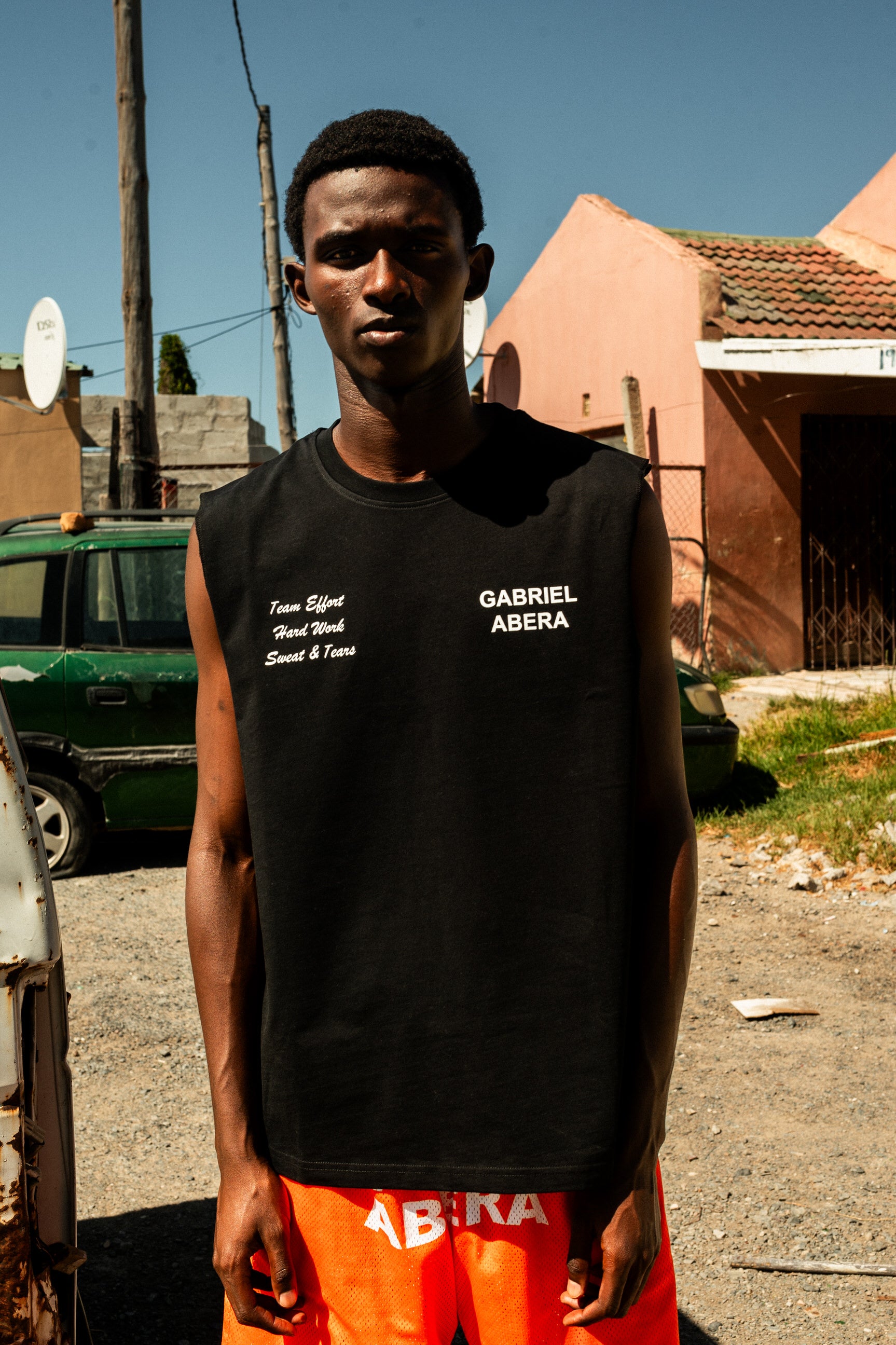UNITY AND STRIVE TANK TOP - BLACK