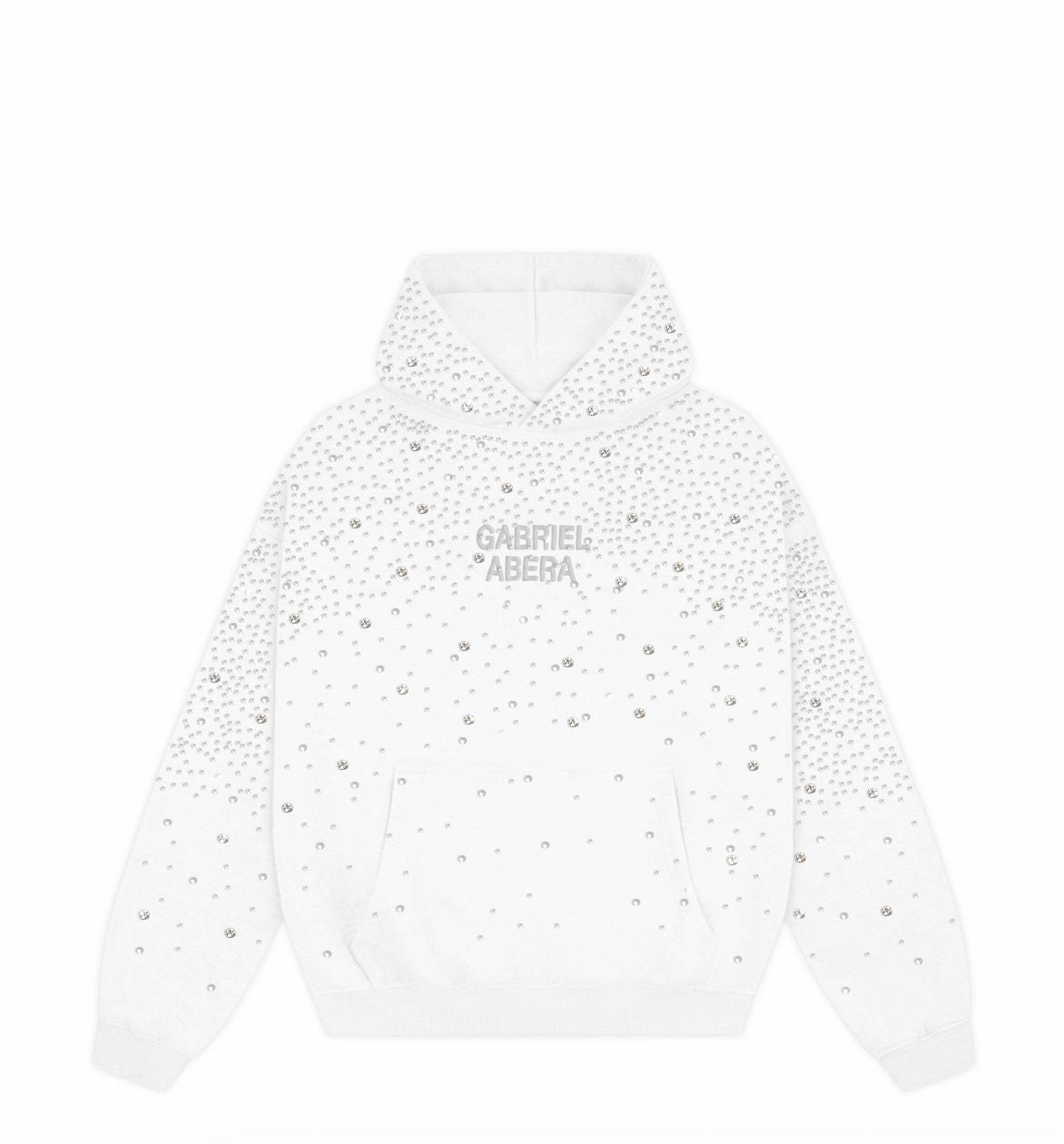 RHINESTONE UNIVERSE HOODIE – OFF WHITE