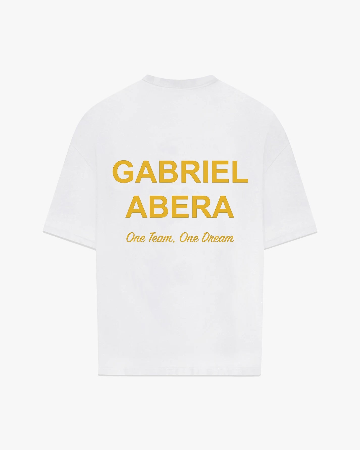 ONE TEAM, ONE DREAM T-SHIRT - CREAM WHITE