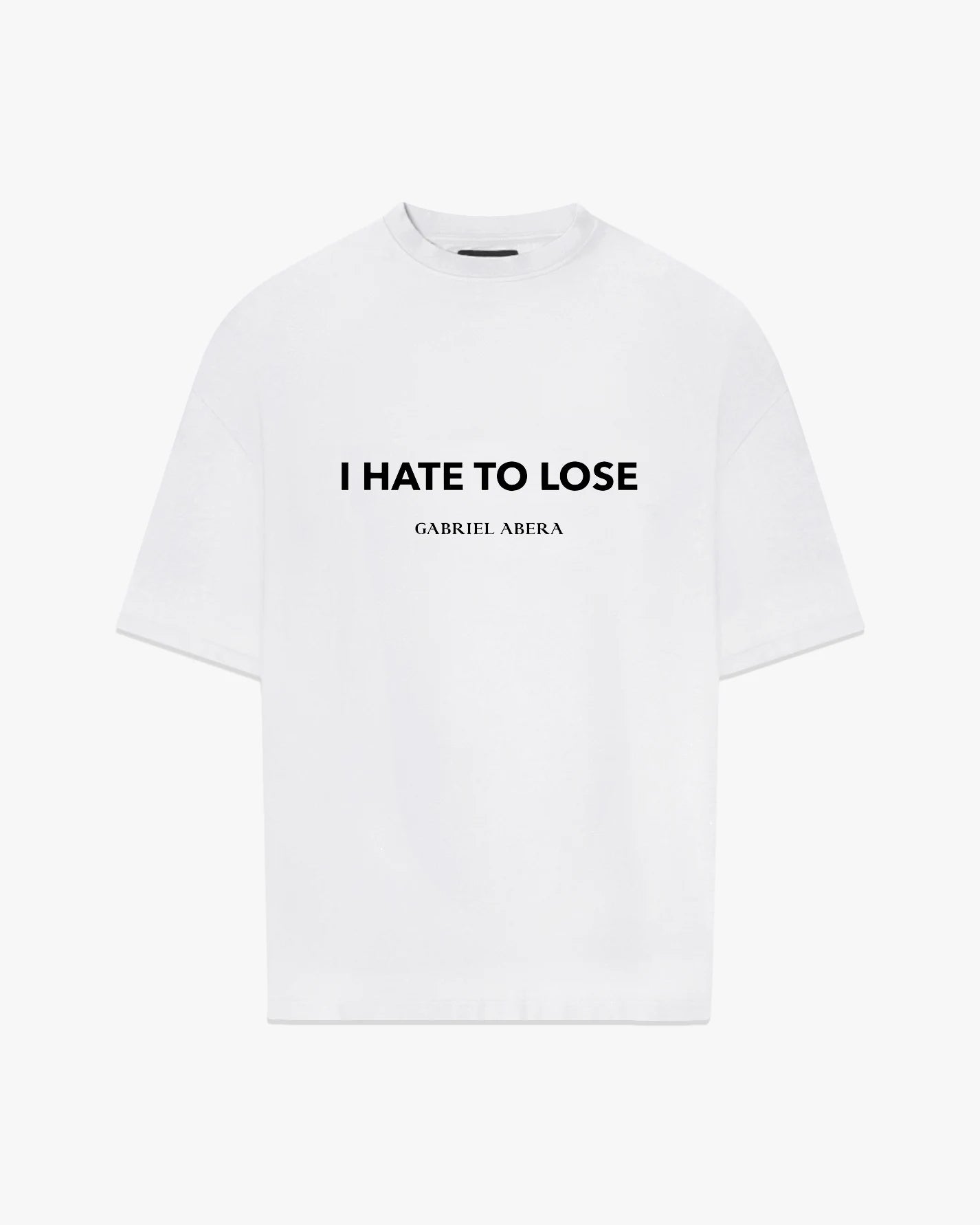 HATE TO LOSE T-SHIRT - CREAM WHITE