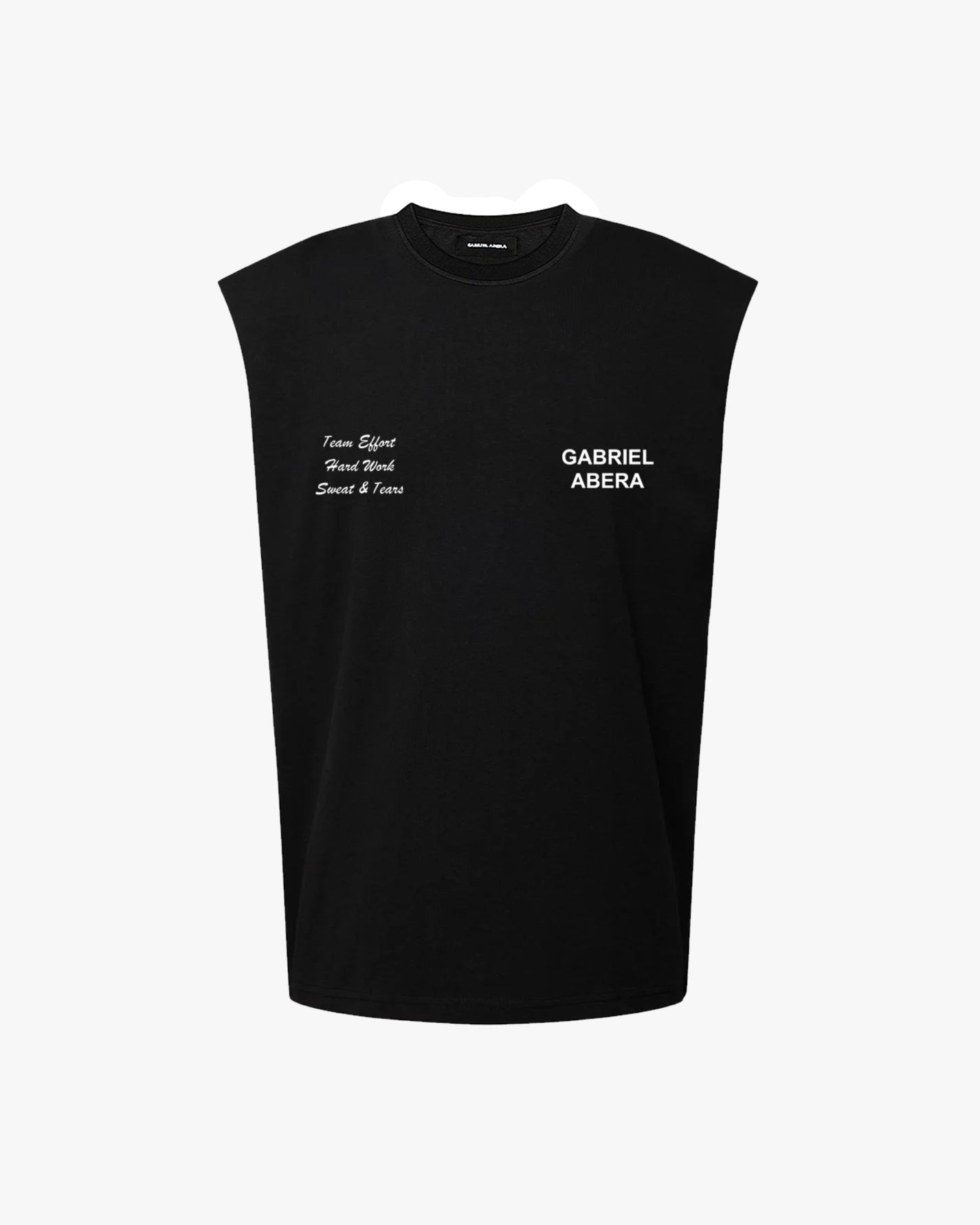UNITY AND STRIVE TANK TOP - BLACK