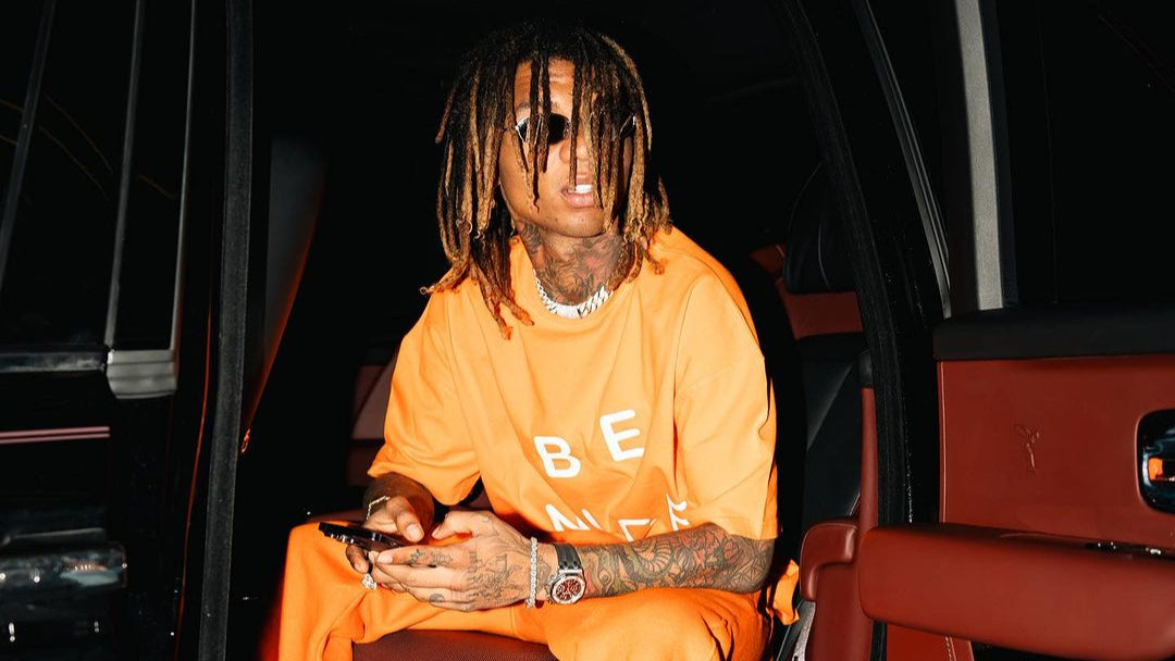 Swae Lee orange be nice gabriel abera t shirt in Dubai