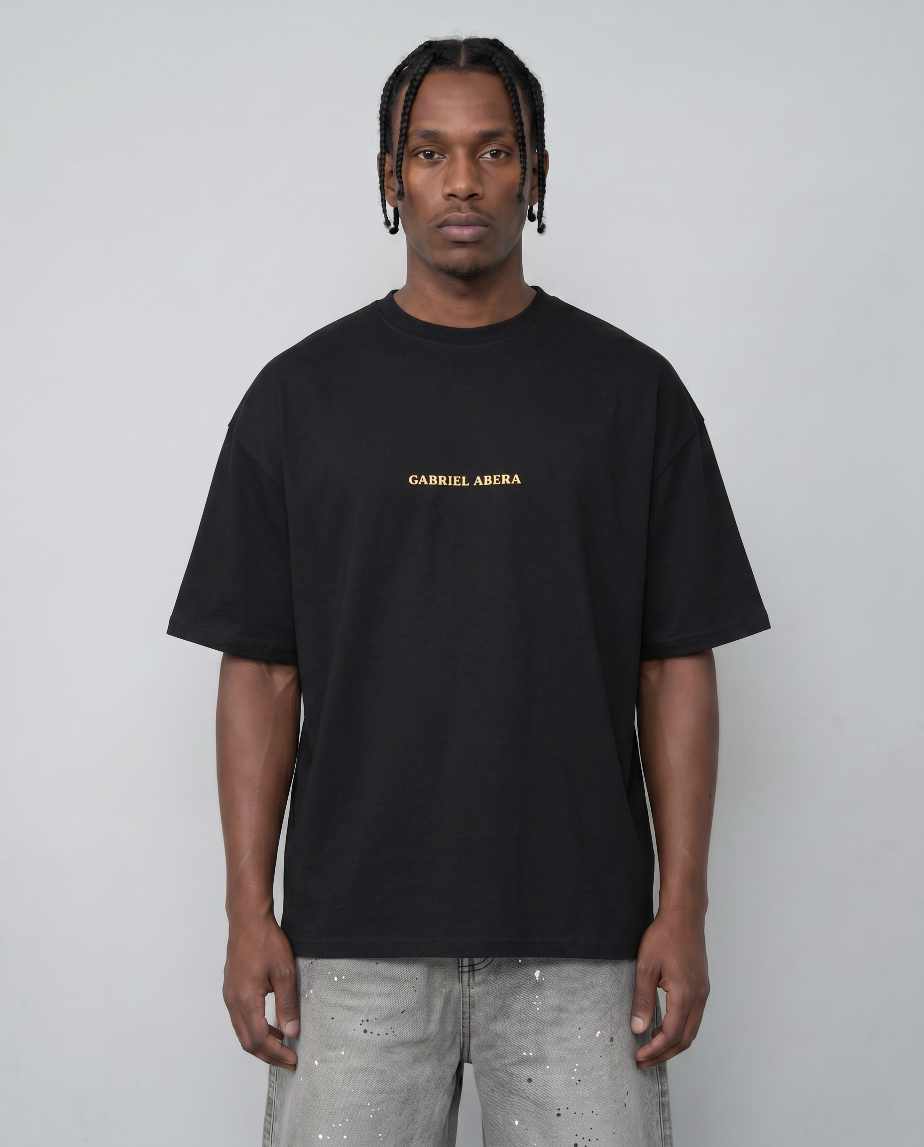 BASIC GA T-SHIRT - BLACK/GOLD
