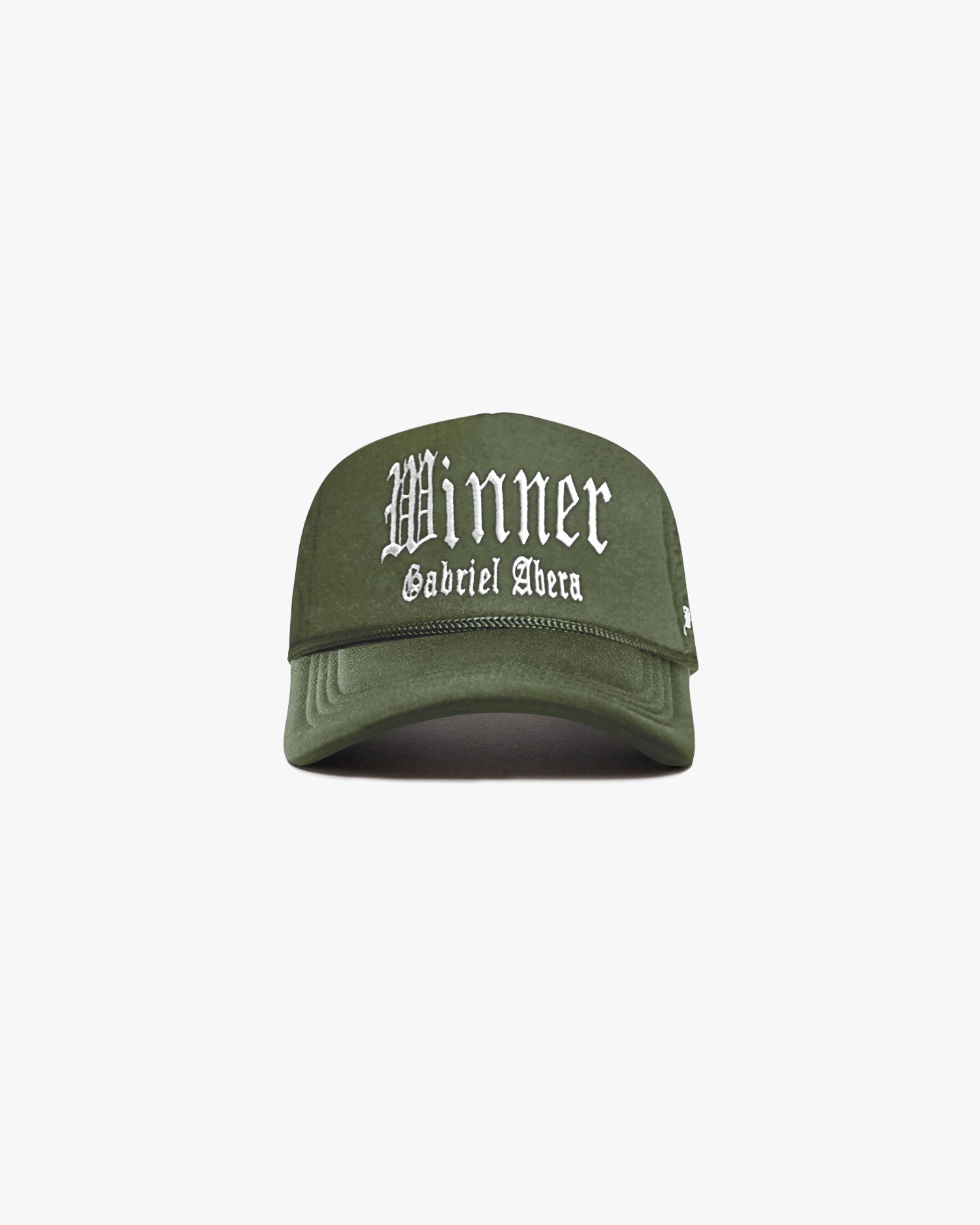 WINNER FOAM CAP - OLIVE GREEN