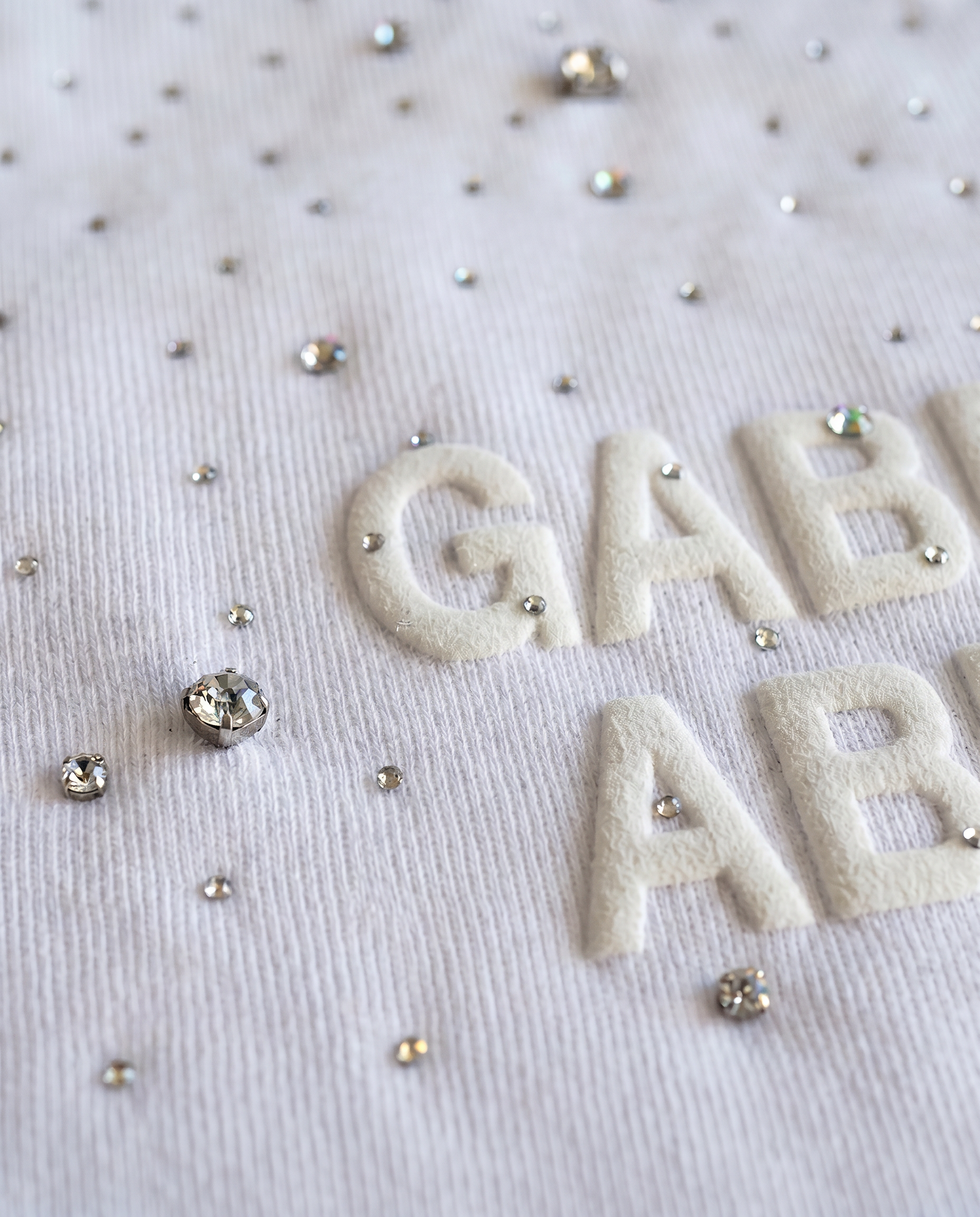 RHINESTONE UNIVERSE TEE – OFF WHITE