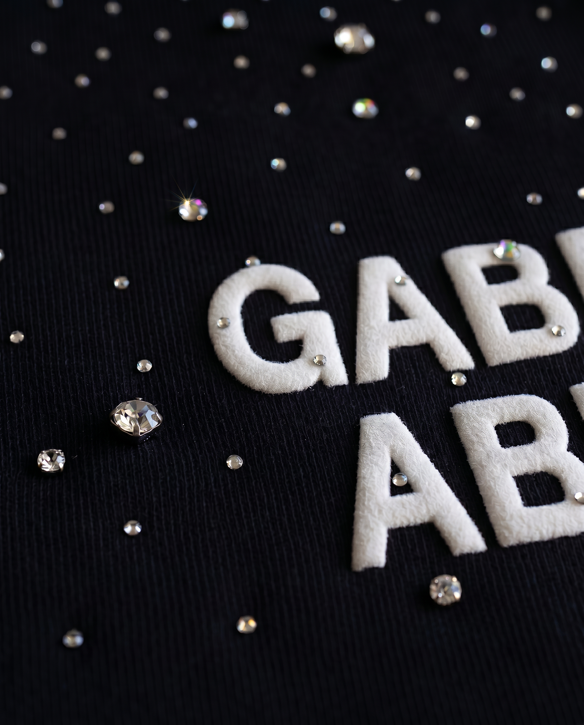 RHINESTONE UNIVERSE TANKTOP – BLACK