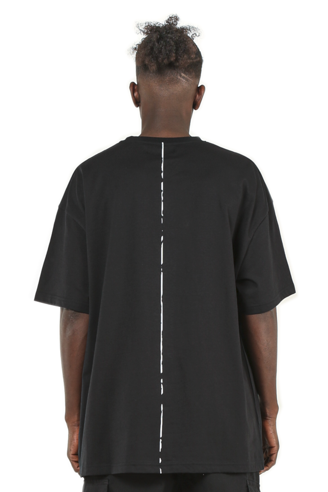 Basic Black T-Shirt with Brandname on Chest, Streetwear Label, Oversize, GABRIEL ABERA, High Quality, 100% Cotton, Tee for Men and Women