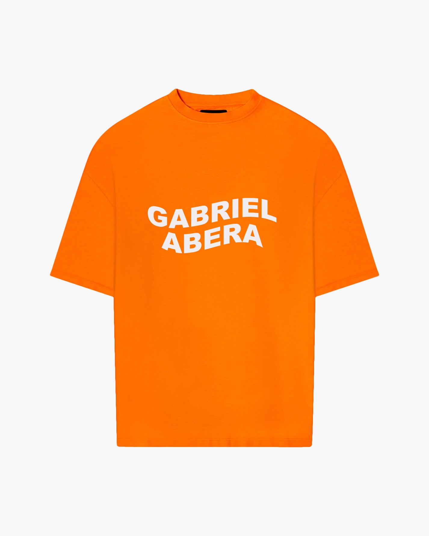 WAVY BASIC T-SHIRT - ORANGE