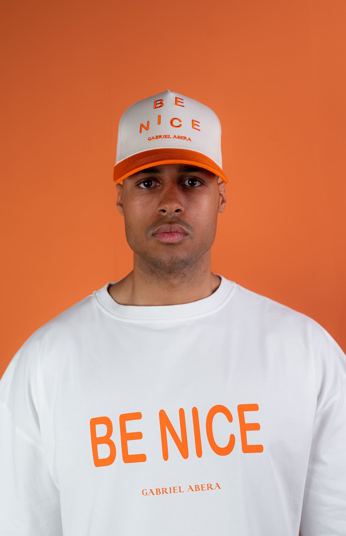 BE NICE SNAPBACK - CREAM