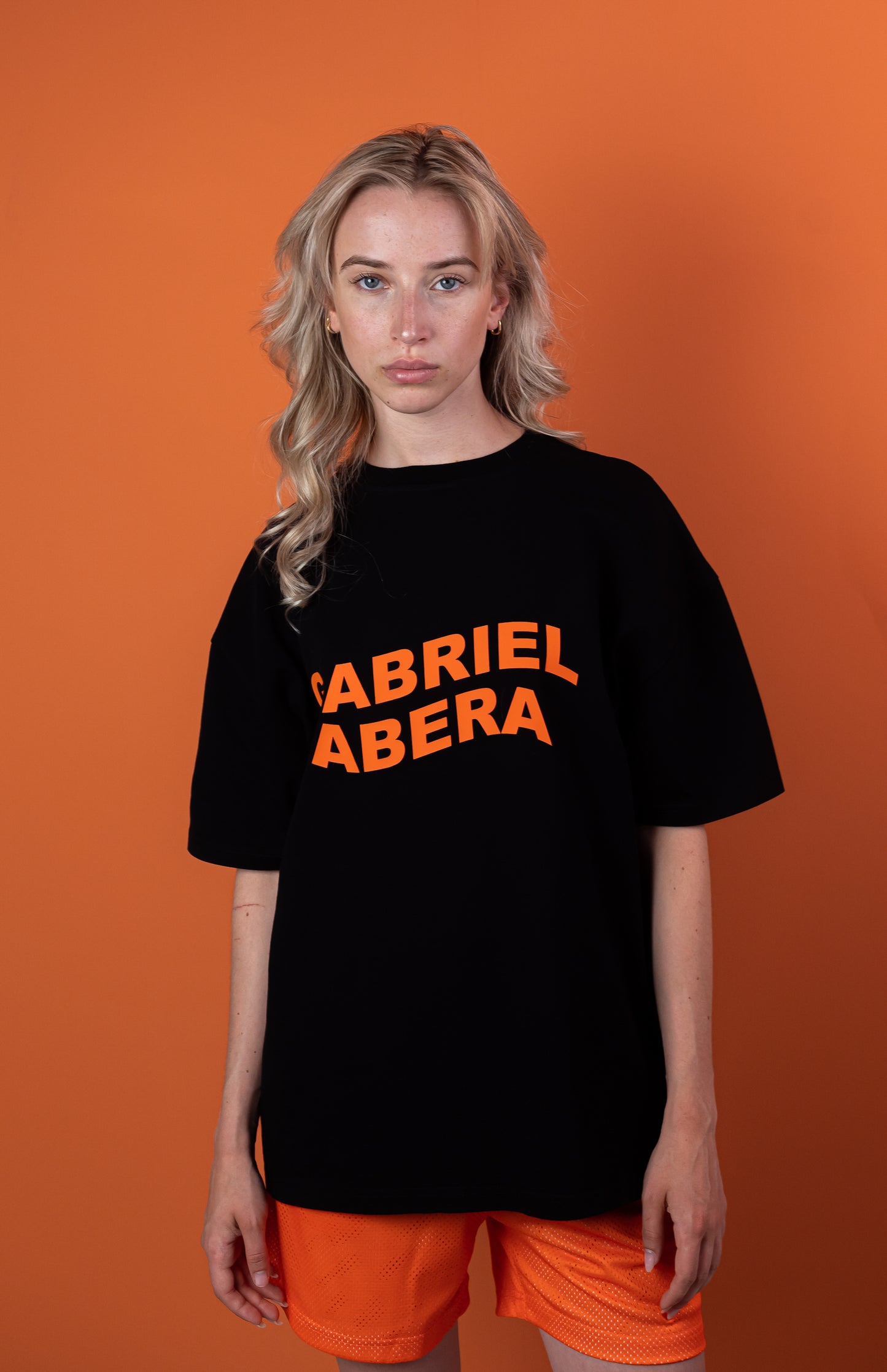 WAVY BASIC T-SHIRT - BLACK
