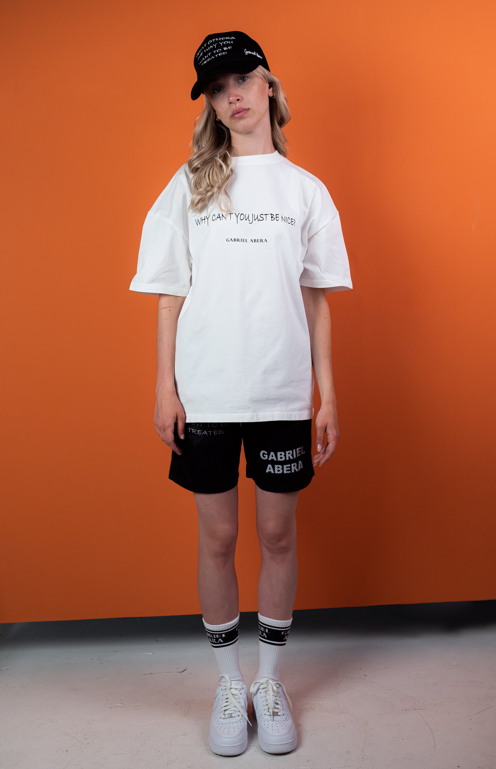 White Oversize shirt Pascal Gross, DFB, Deutsche Nationalmannschaft. Official Pascal Groß Why Can’t You Just Be Nice Official Gabriel Abera Shirt