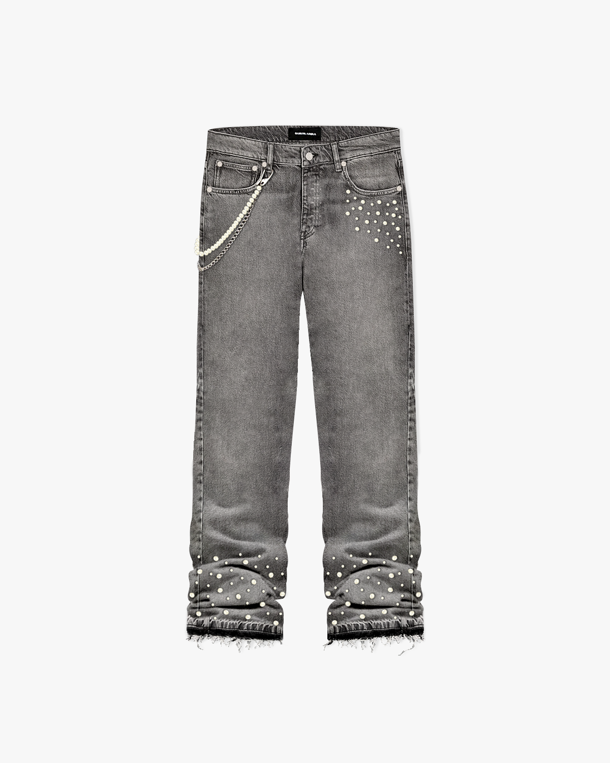 ASH FLARE DENIM - WASHED GREY