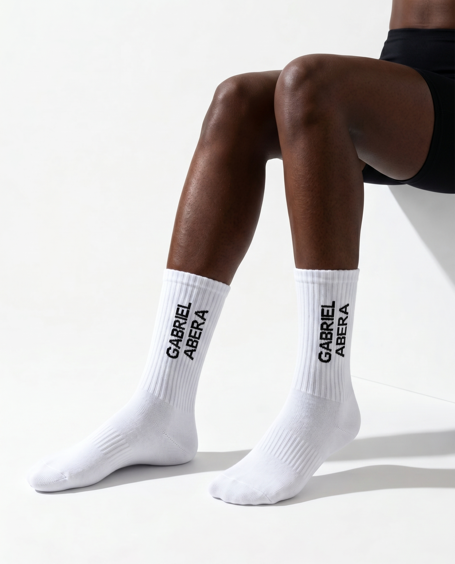 GABRIEL ABRA SOCKS - WHITE