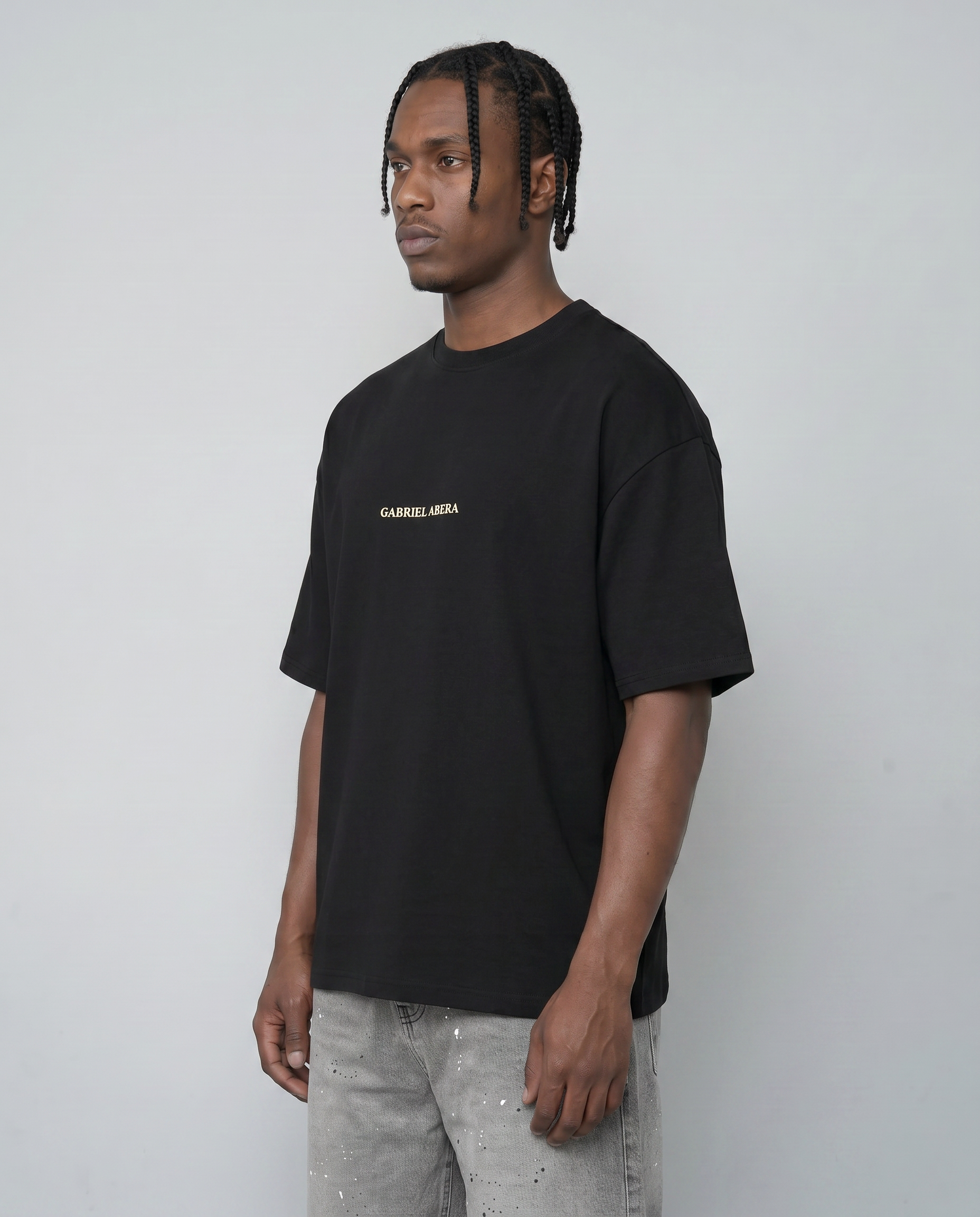 BASIC GA T-SHIRT - BLACK/GOLD