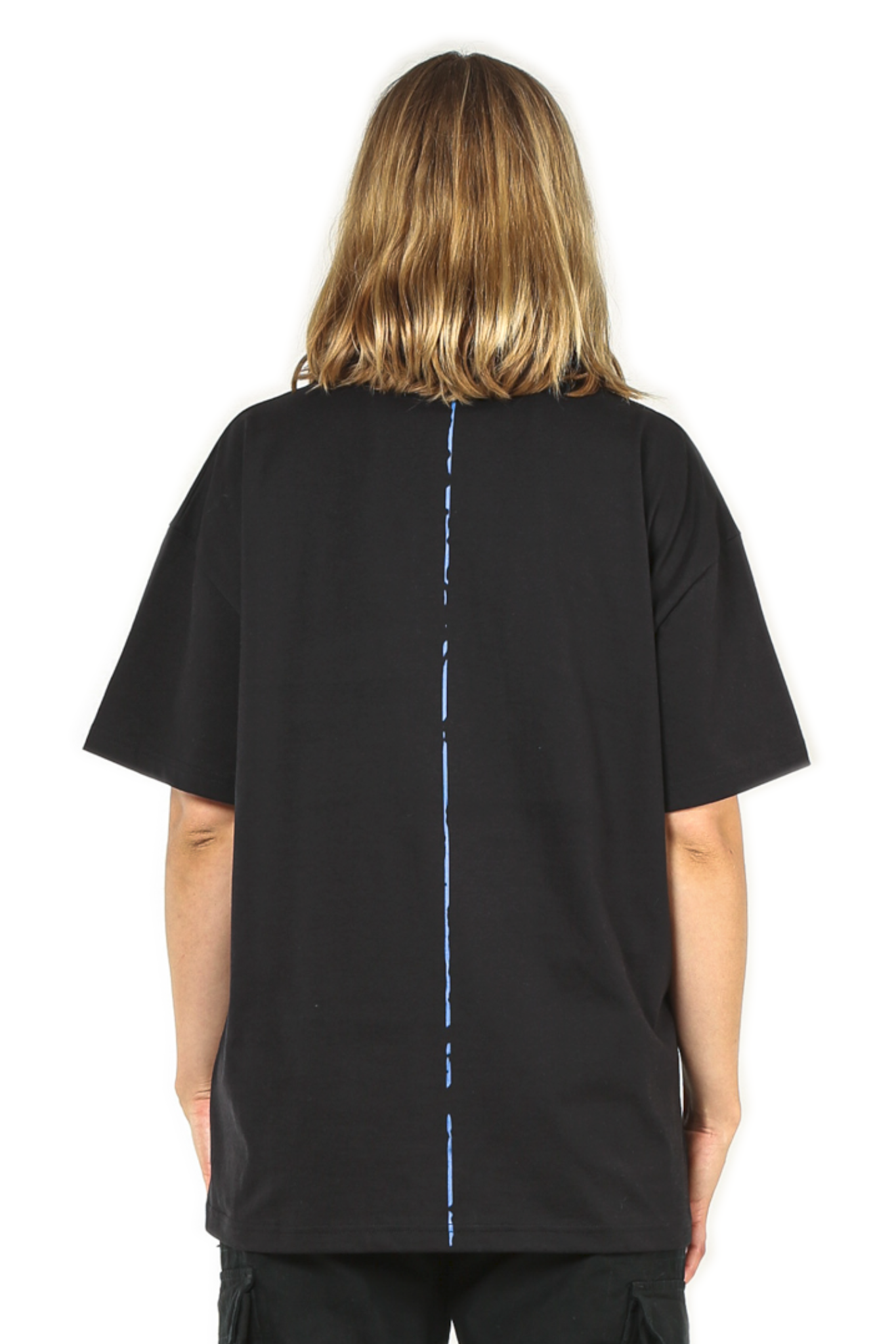 Black T-Shirt with coloured Print on Chest, Streetwear Label, Oversize, GABRIEL ABERA, High Quality, 100% Cotton, Tee for Men and Women