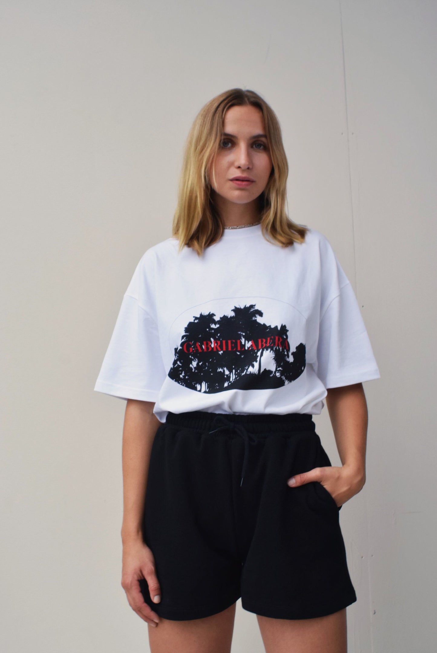 PALM T-SHIRT - WHITE