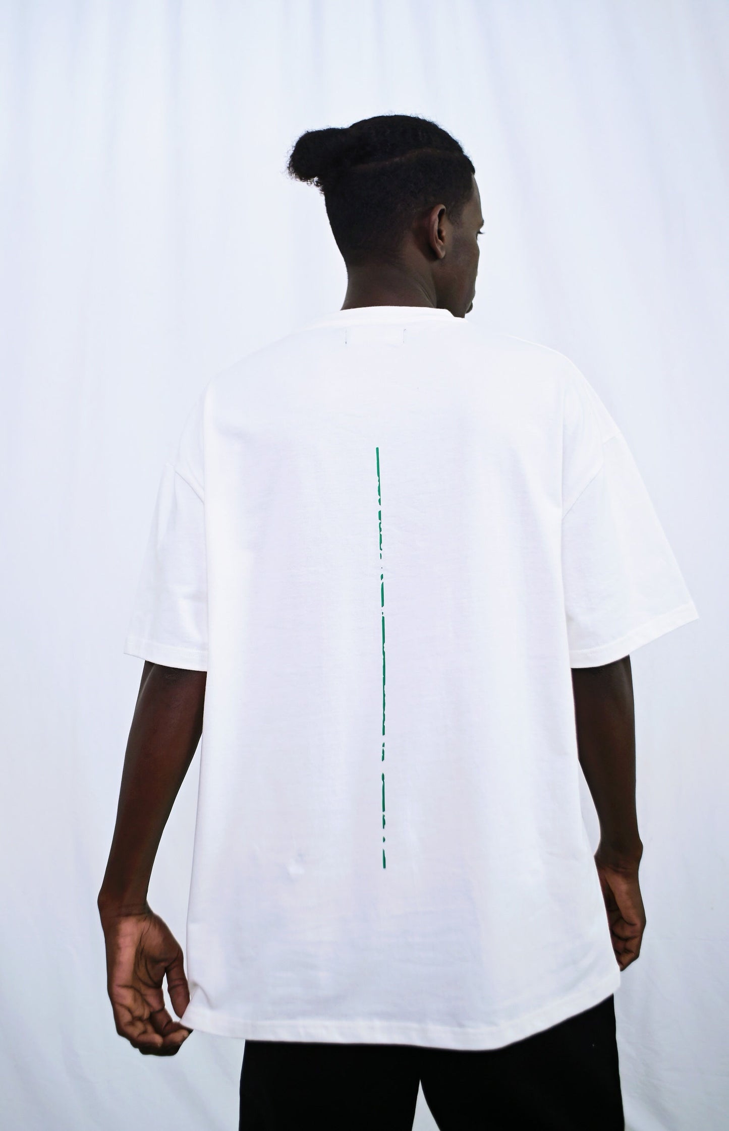 BORN TO WIN T-SHIRT - WHITE/GREEN